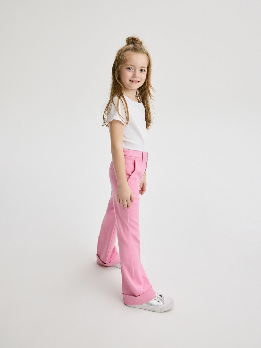 GIRLS` TROUSERS - pink - RESERVED