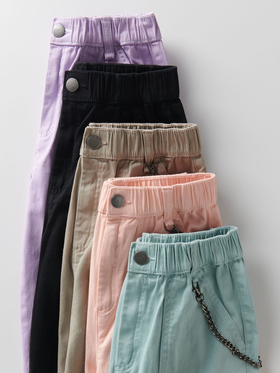 Trousers with chain detail - black - RESERVED - 8