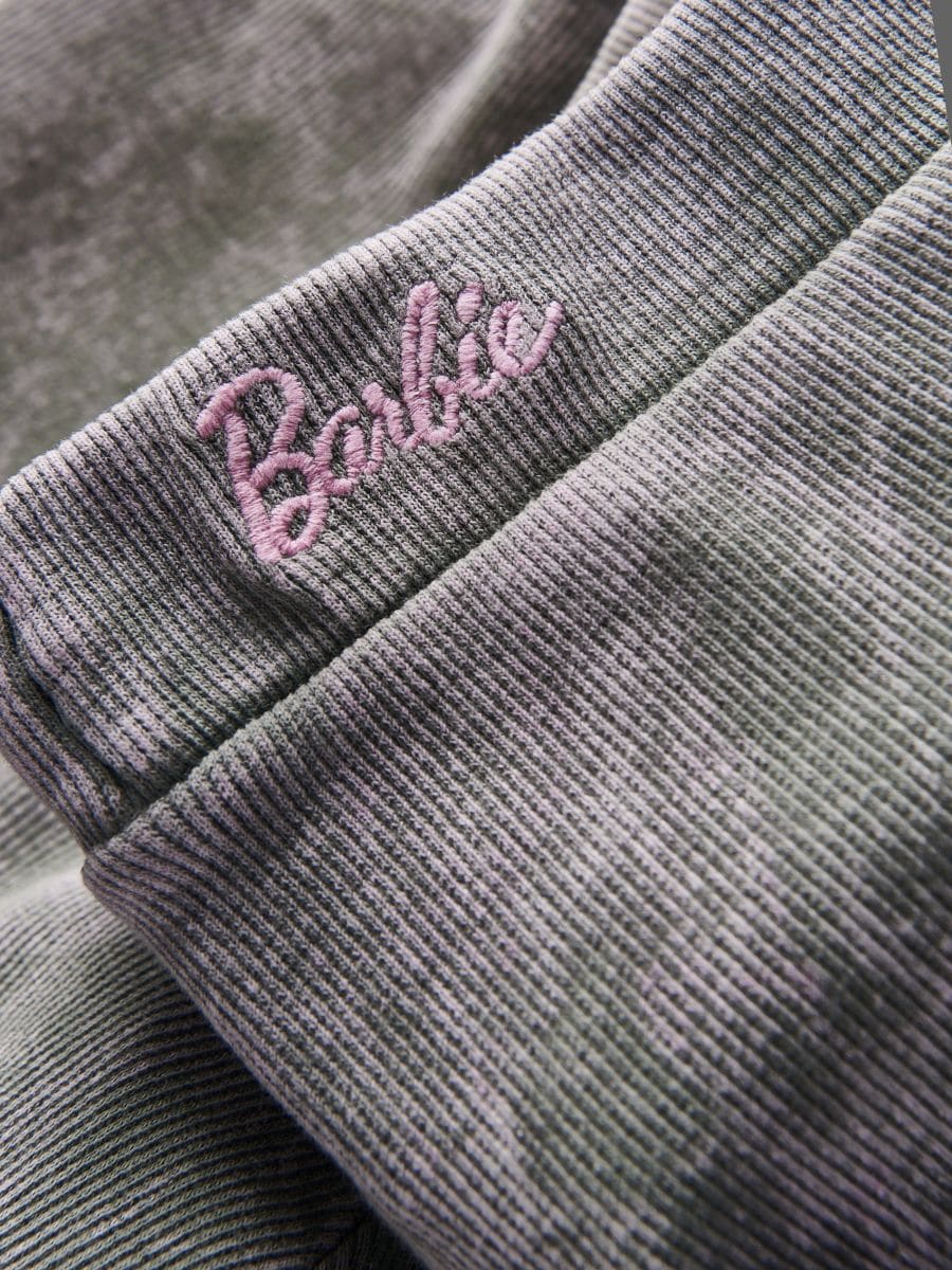 Short en coton majoritaire avec broderie Barbie™ - Multicolore - RESERVED - 3