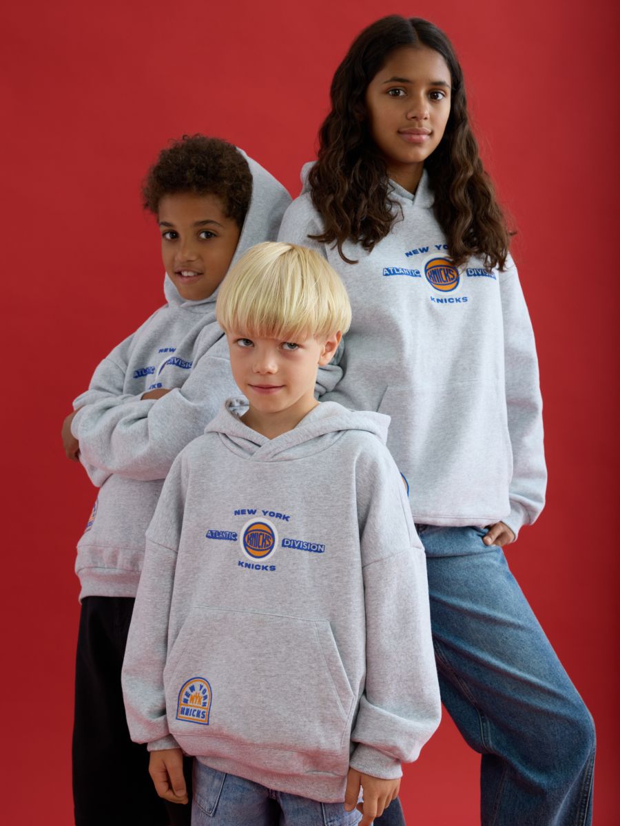 New York Knicks NBA hoodie - light grey - RESERVED