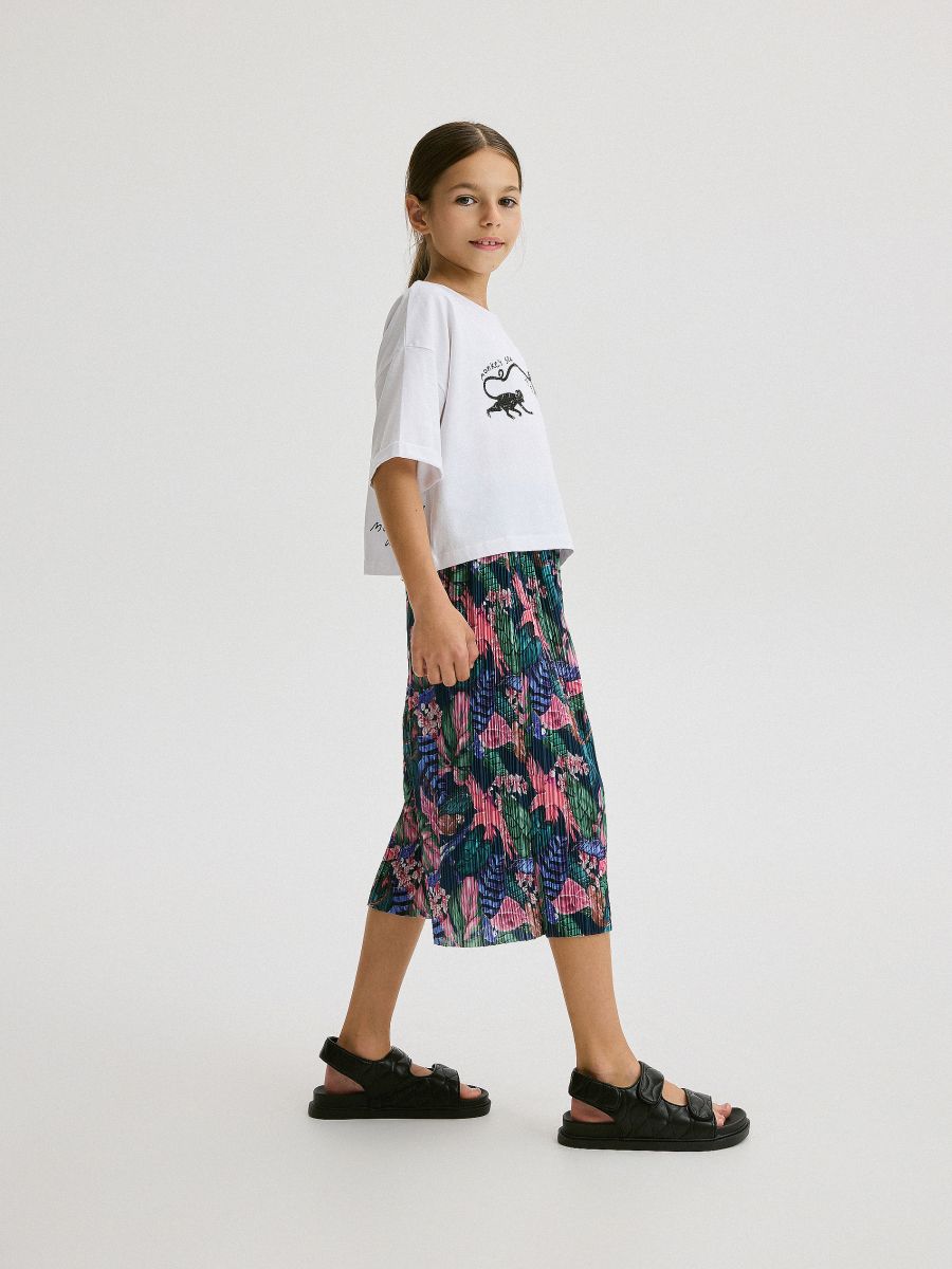 Patterned culottes - multicolor - RESERVED - 6