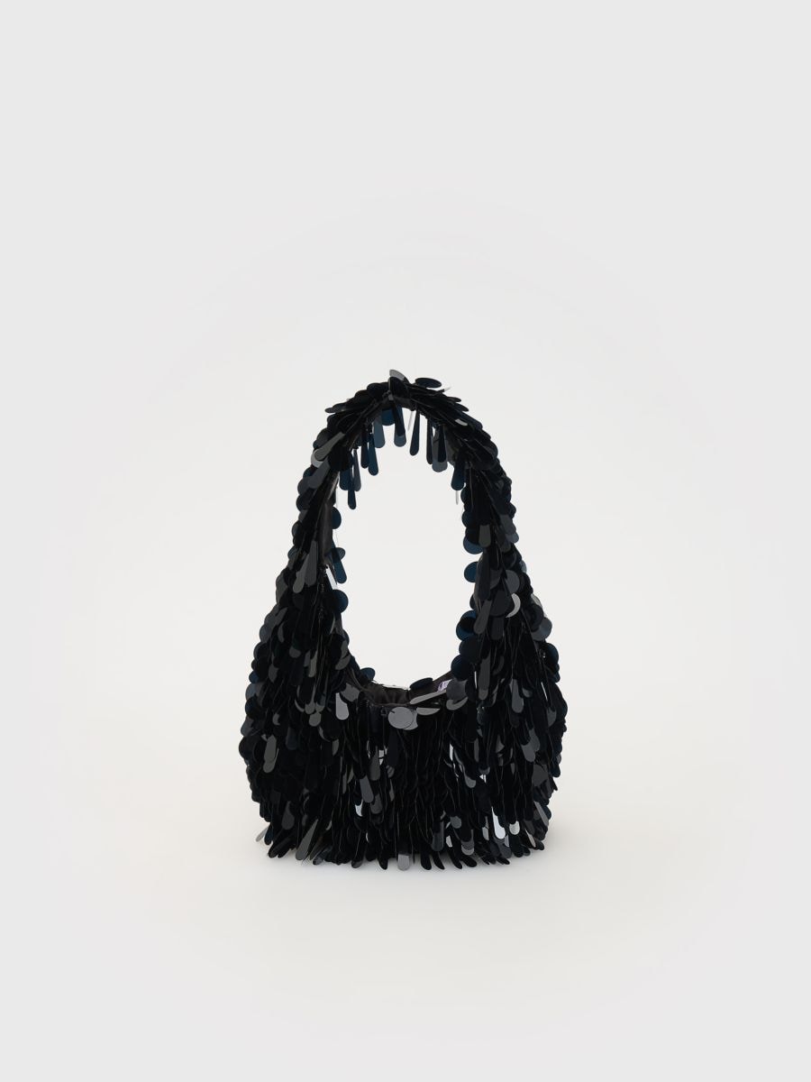 Sequin mini bag - black - RESERVED - 2