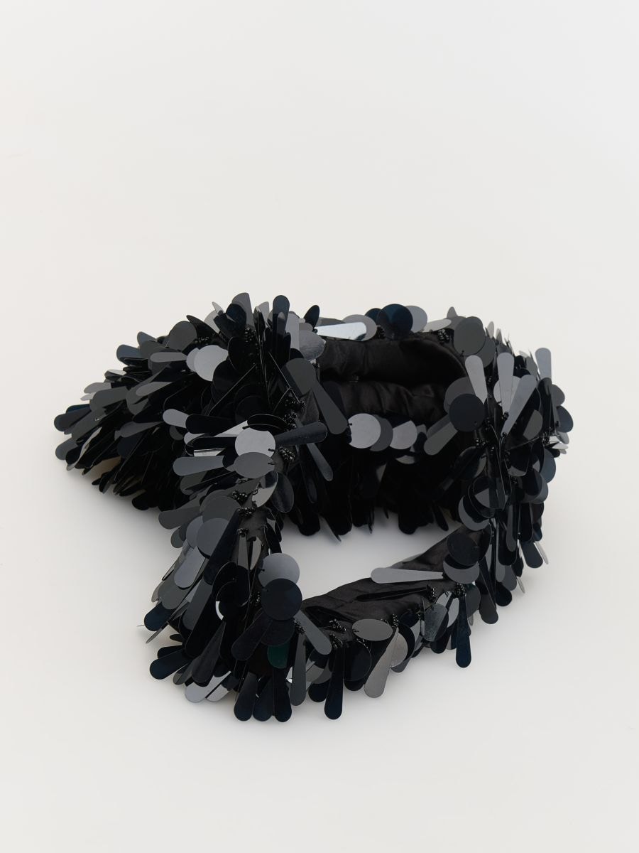 Sequin mini bag - black - RESERVED - 5