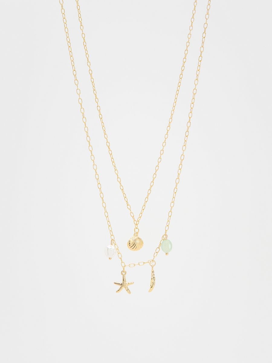 Ensemble de colliers avec pendentifs - Multicolore - RESERVED - 2