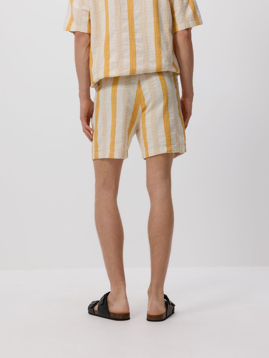Cotton jogger shorts - amber - RESERVED - 5