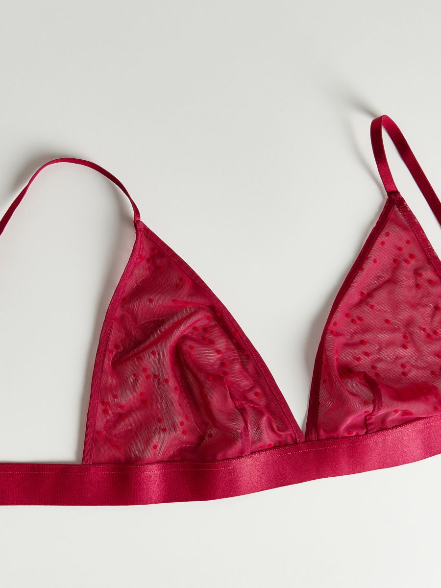 Soft wireless bra Color fuchsia - RESERVED - 9372J-43X