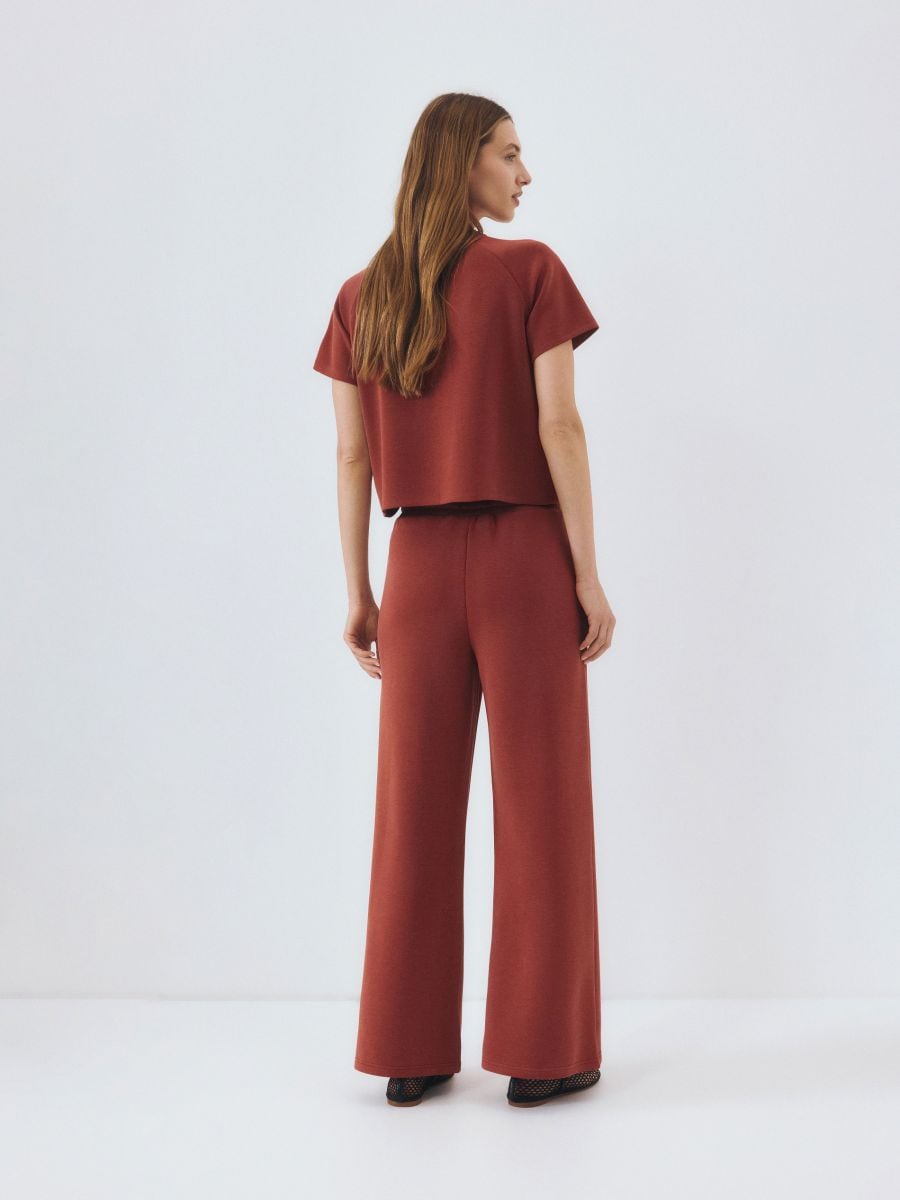 Sweatpants i modalblanding - kobber - RESERVED - 5