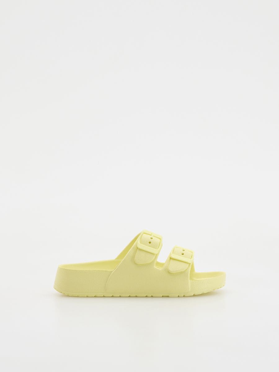 Lightweight strap sandals - pale green - RESERVED - 3