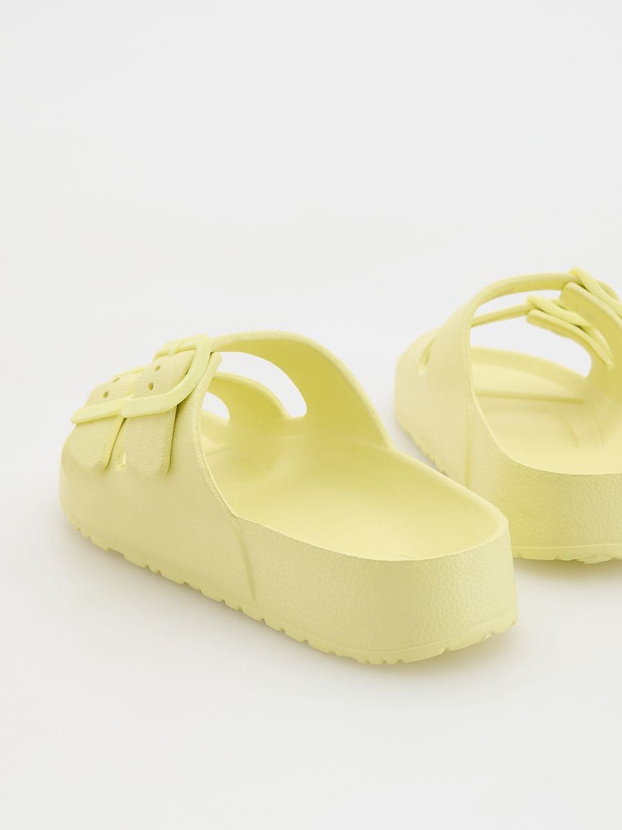 Lightweight strap sandals - pale green - RESERVED - 2