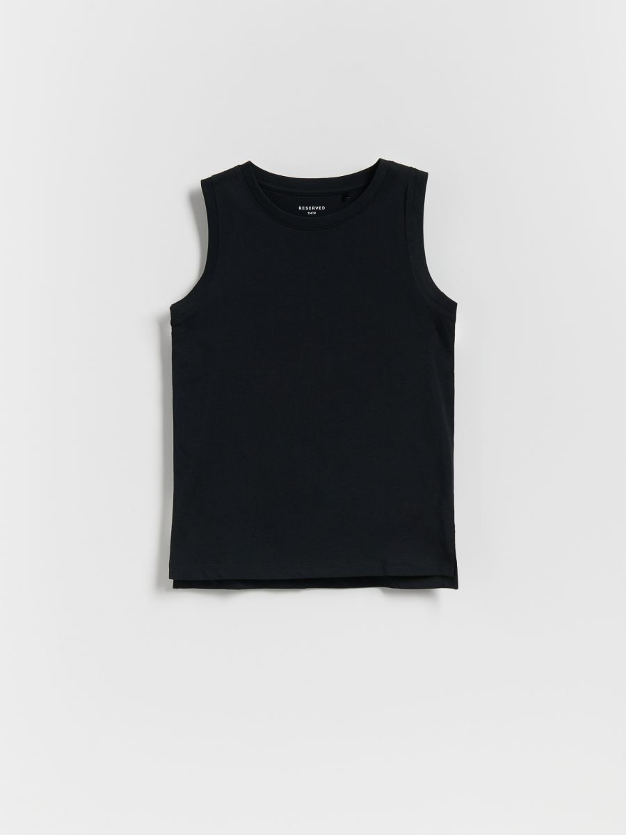 Ärmelloses Shirt 2er-Pack - schwarz - RESERVED - 3