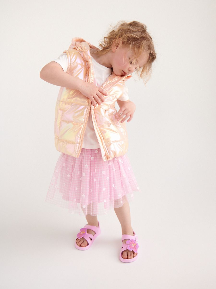Vest with holographic effect - white - RESERVED - 5