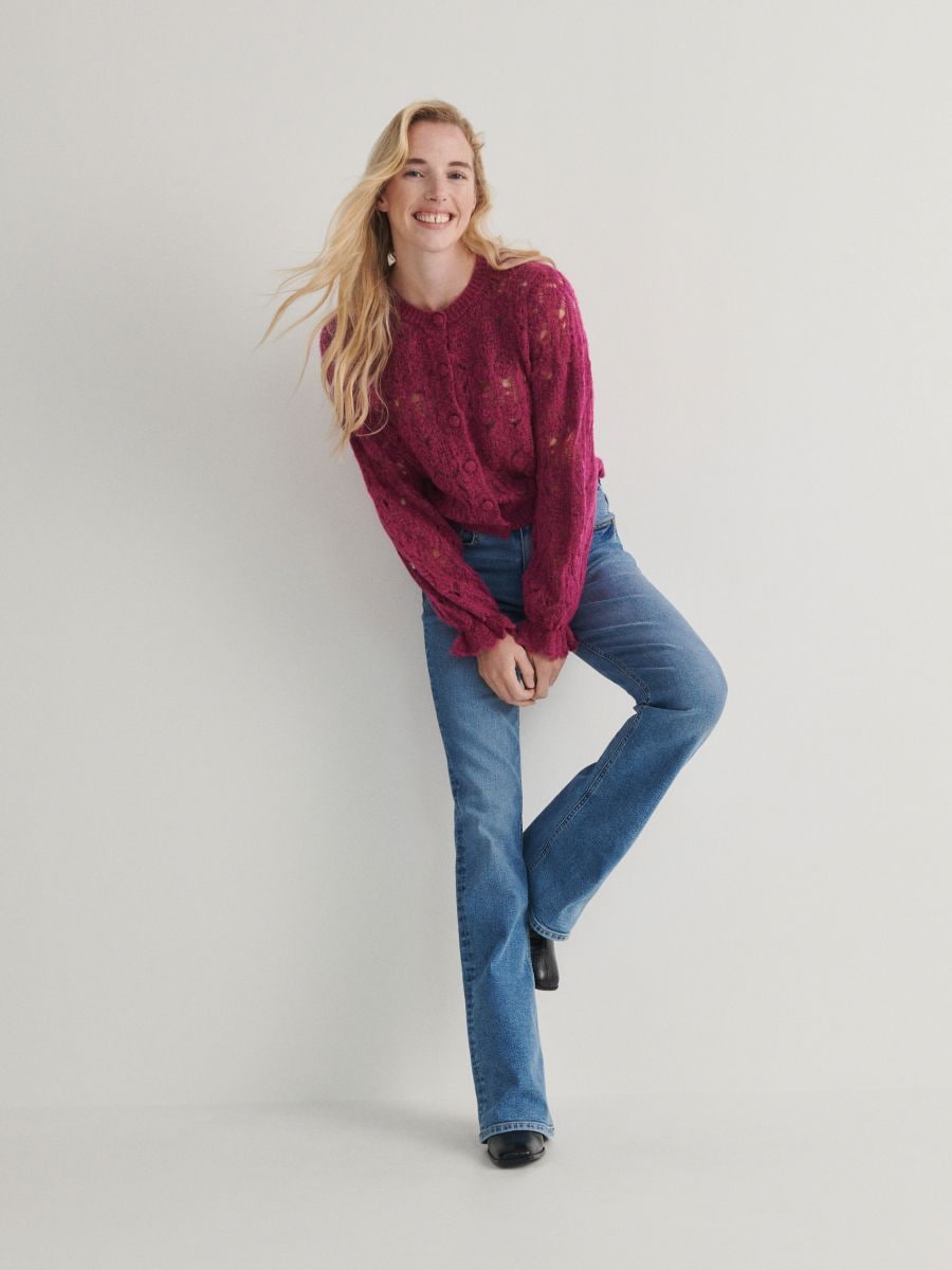 Jeans im Flare-Fit - blau - RESERVED