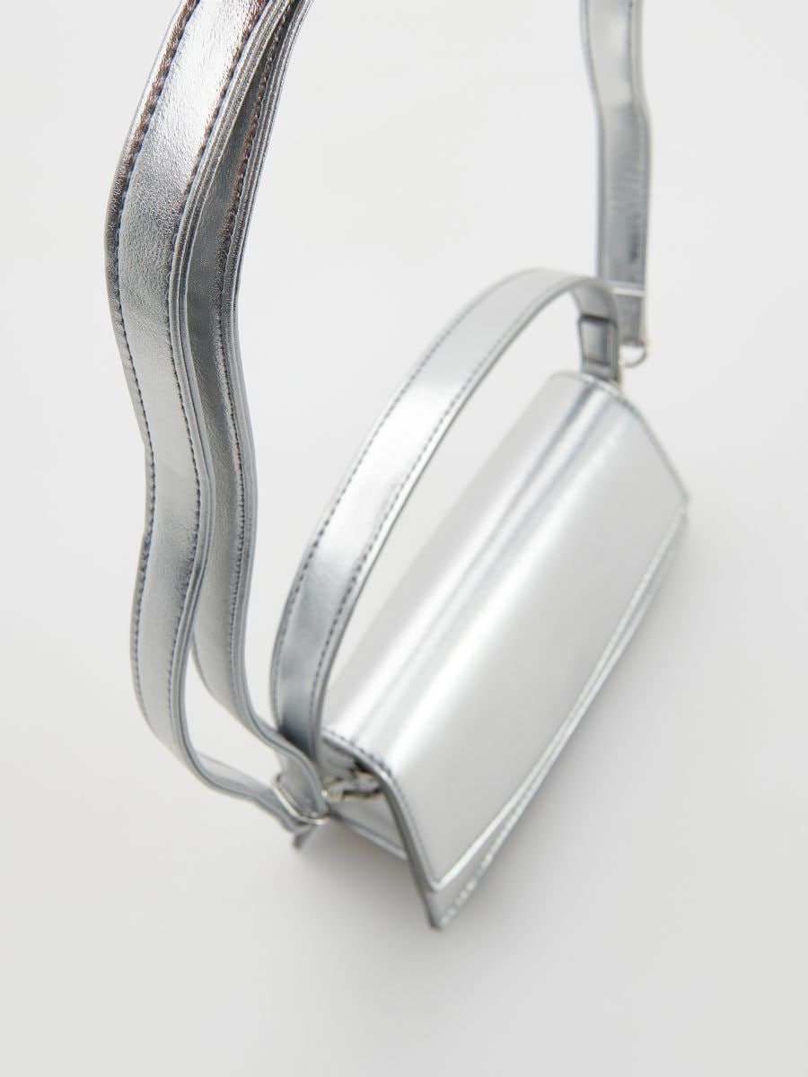 Metallic bag - silver - RESERVED - 6