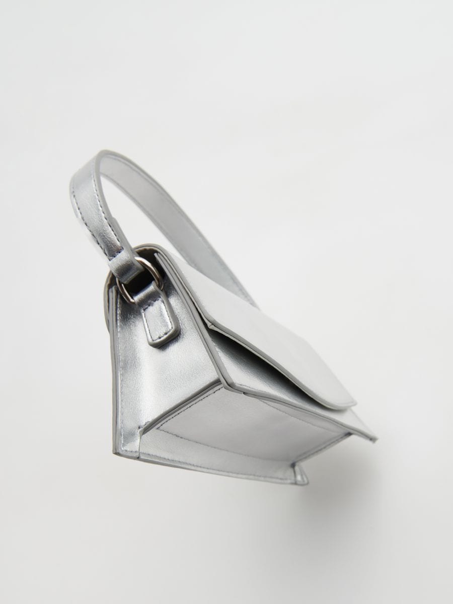 Metallic bag - silver - RESERVED - 7