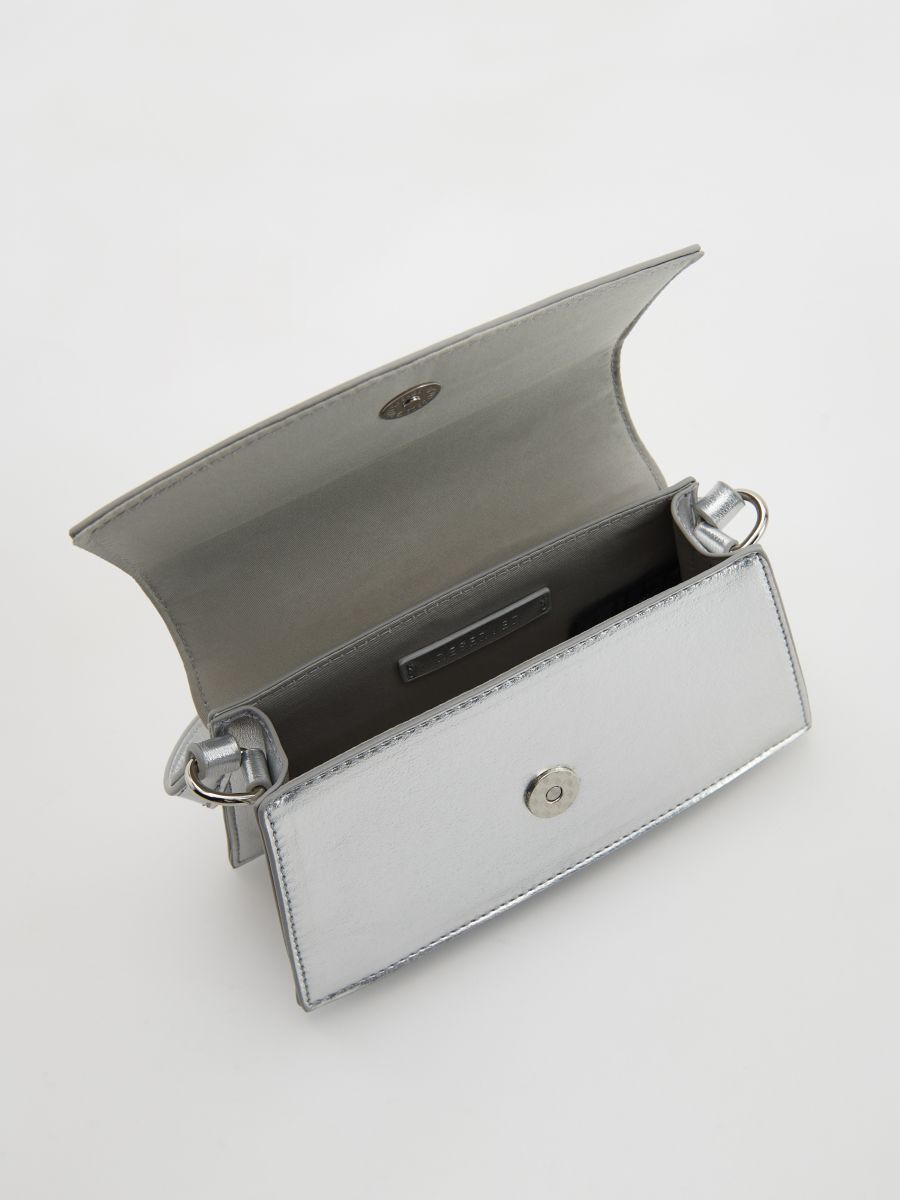 Metallic bag - silver - RESERVED - 8