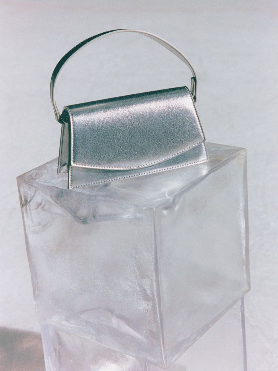Metallic bag - silver - RESERVED - 4