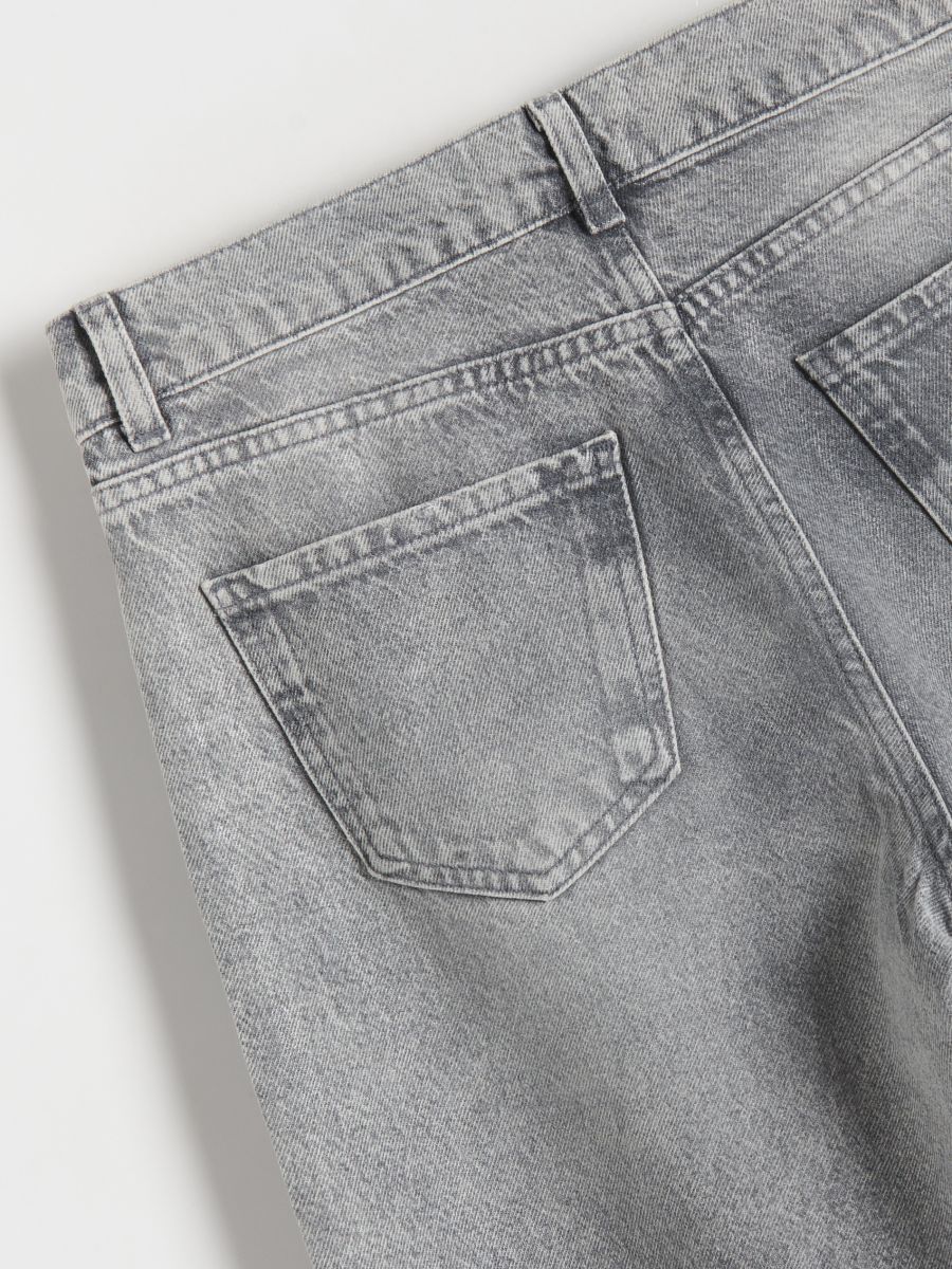 Jeans with metallic effect - light grey - RESERVED - 8