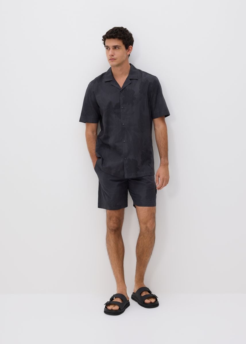 Short à motif - gris foncé - RESERVED - 2