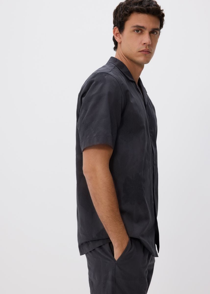 Short à motif - gris foncé - RESERVED - 4
