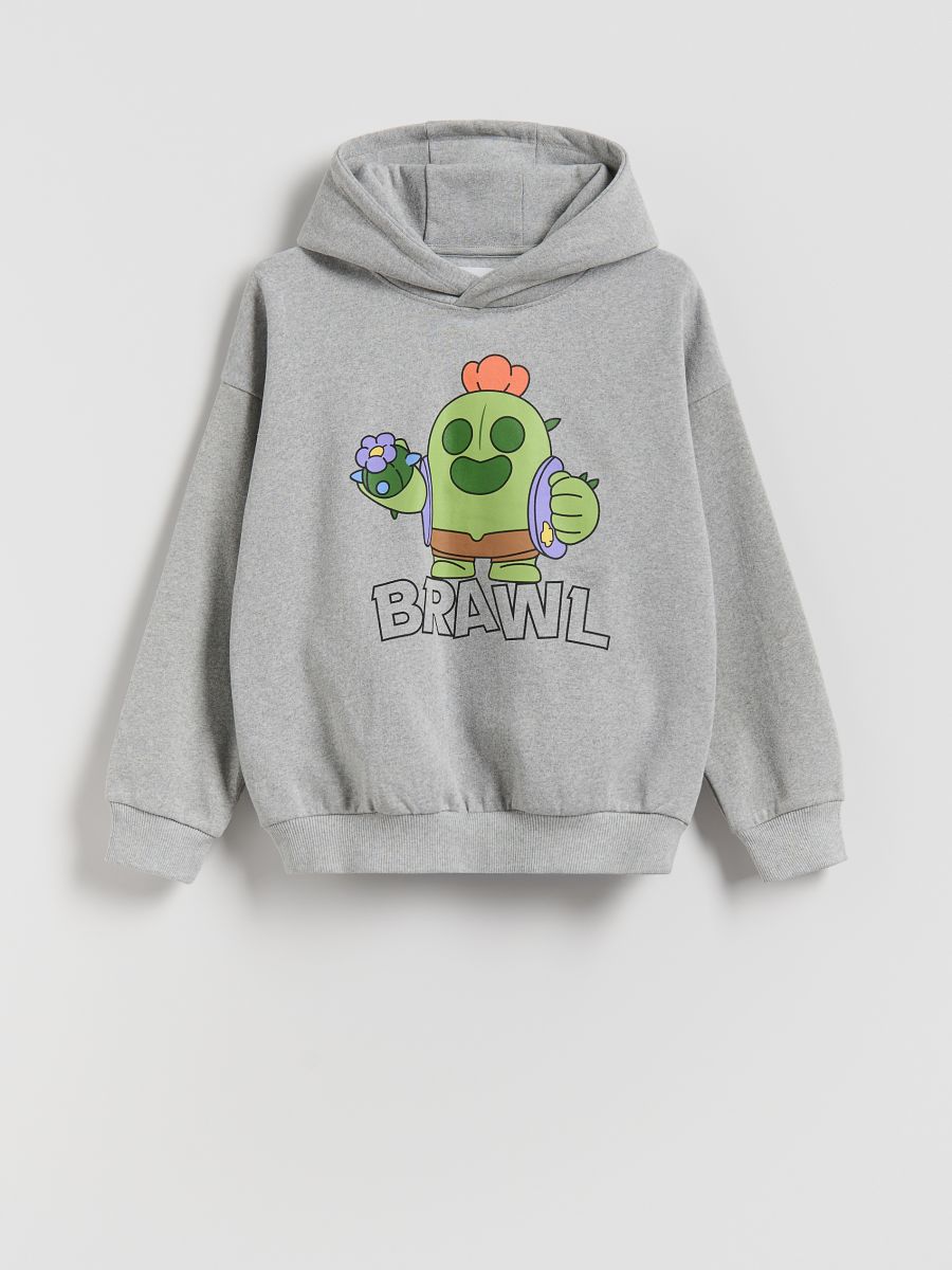 Brawl Stars sweatshirt - light grey - RESERVED