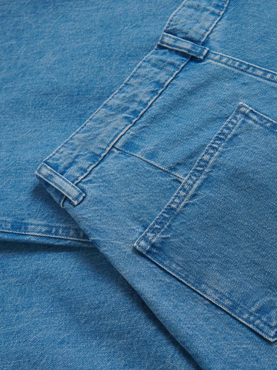 Šorts sa faltama - plava - RESERVED - 7