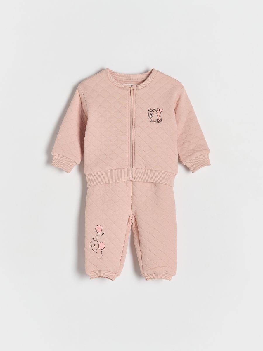 BABIES` JOGGING TOP & TROUSERS - pudrově růžová - RESERVED