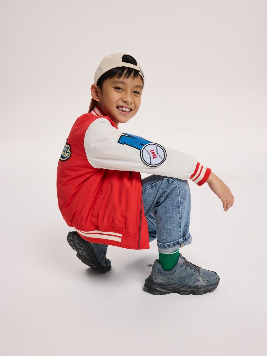 Oversized bomber jacket - red - RESERVED - 2