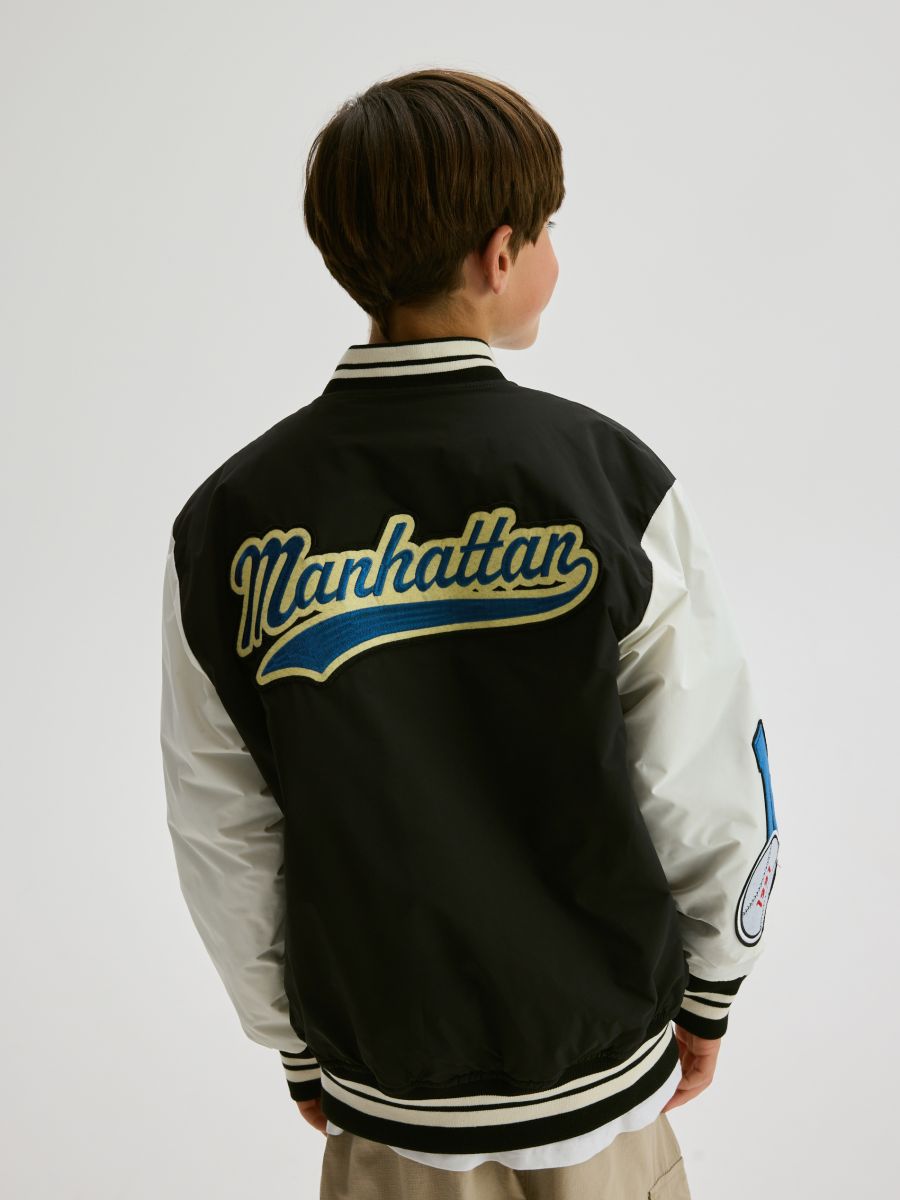 Oversized bomber jacket - black - RESERVED - 10