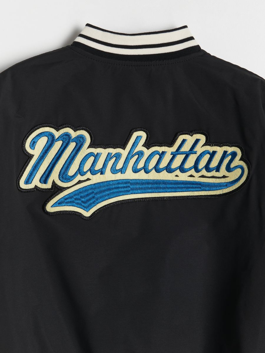 Oversized bomber jacket - black - RESERVED - 2