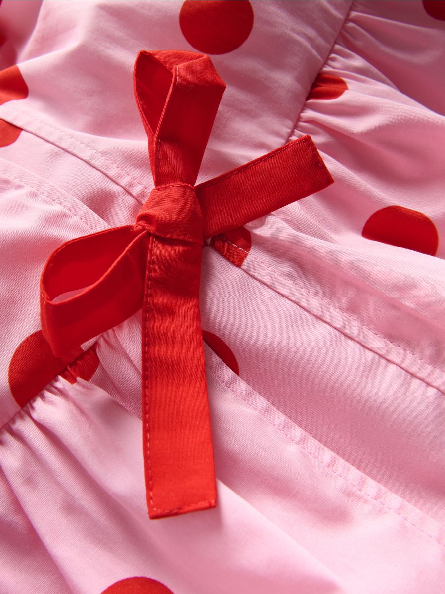 Bluse mit dekorativem Bindedetail - rosa - RESERVED - 3