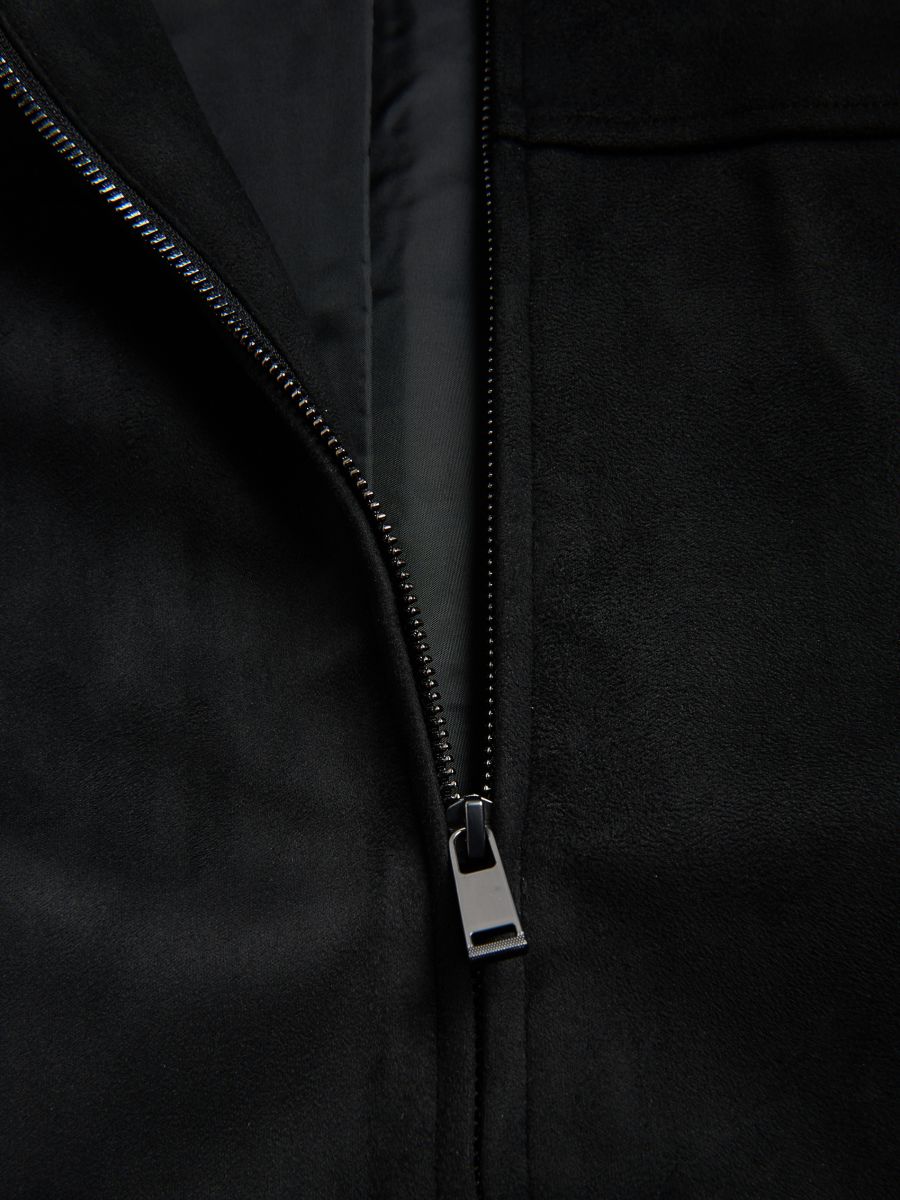 Jacket with stand up collar - black - RESERVED - 7