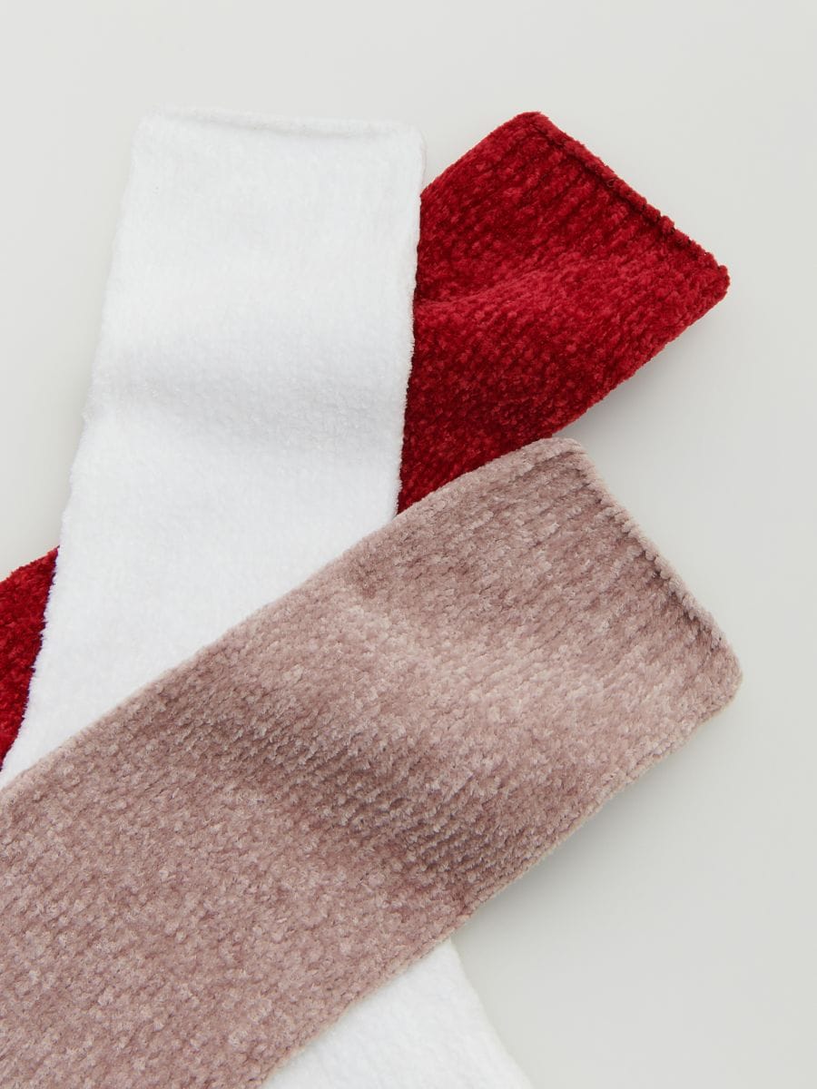 Socks 3 pack - spicy red - RESERVED - 2