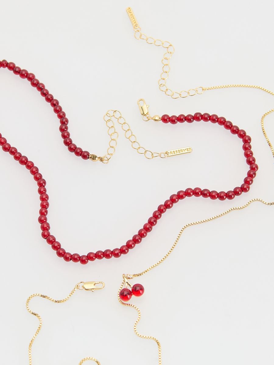 Necklaces set - multicolor - RESERVED - 3