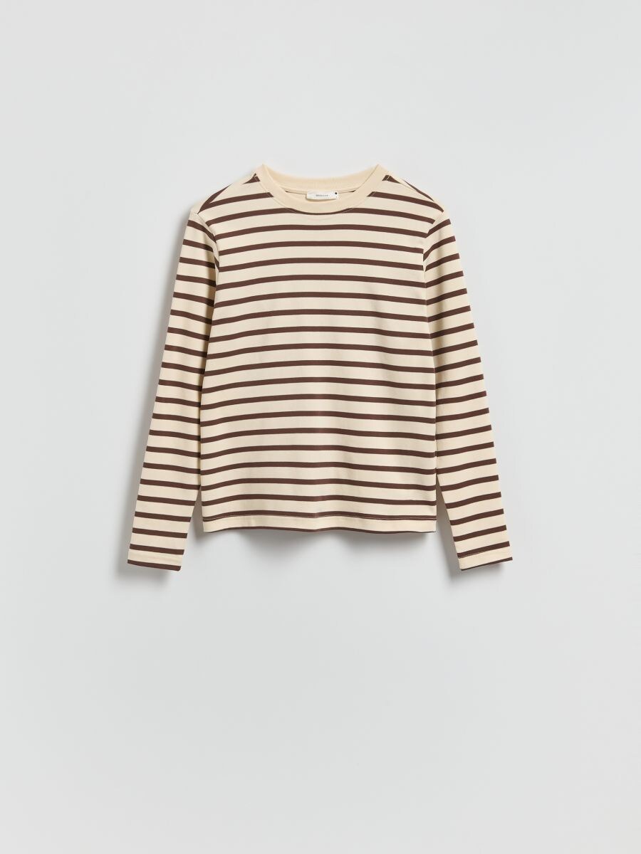 LADIES` T-SHIRT - braon - RESERVED