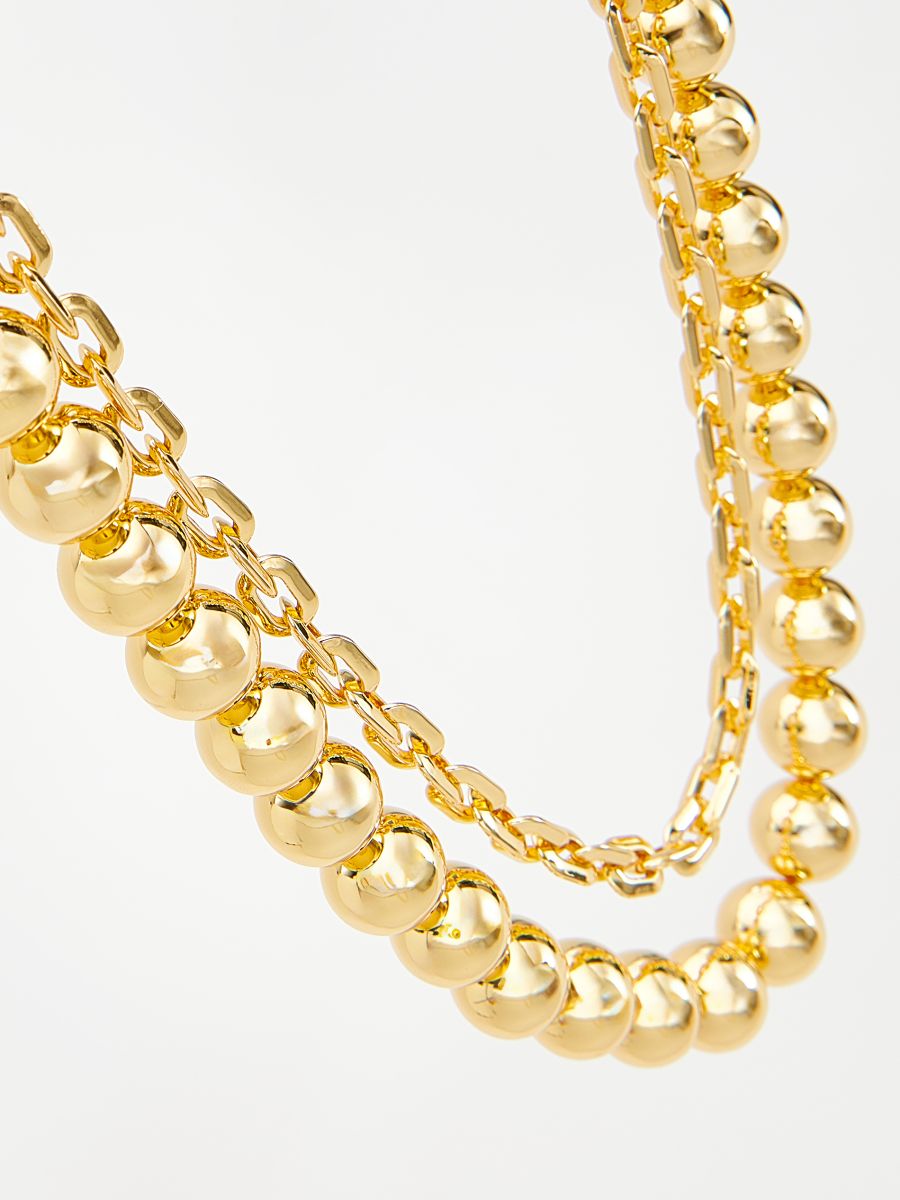 Set di collane placcate oro - oro - RESERVED - 4