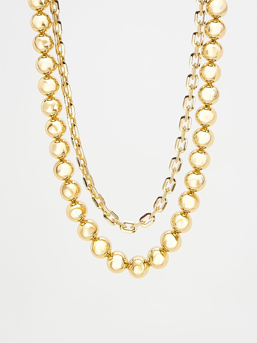 Set di collane placcate oro - oro - RESERVED - 3