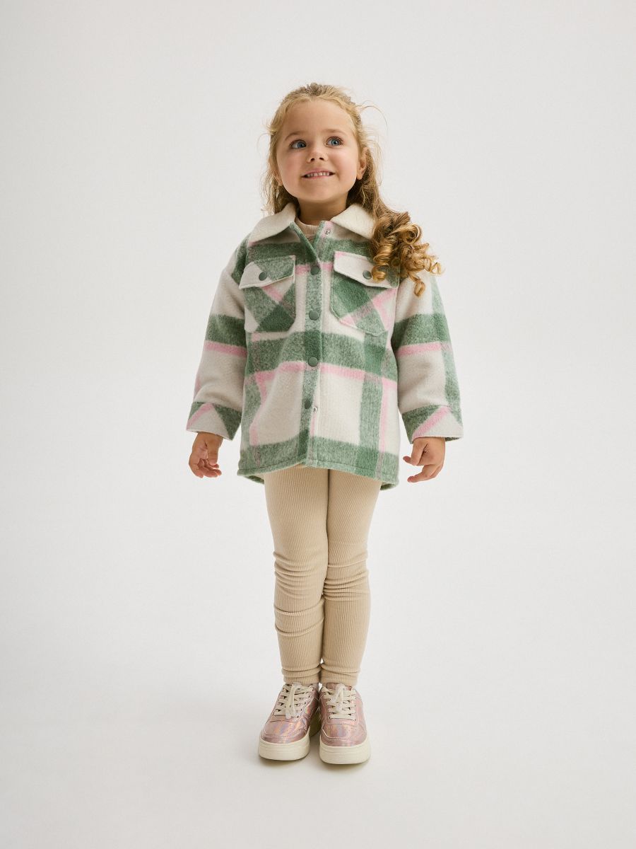 Check shacket shirt - multicolor - RESERVED - 2