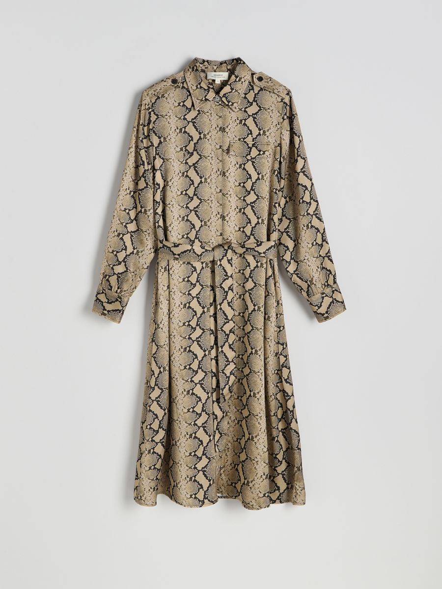Viscose overhemdjurk - meerkleurig - RESERVED - 7