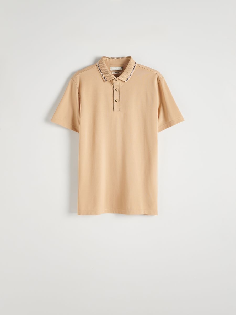 Polosärk regular fit - beež - RESERVED - 5