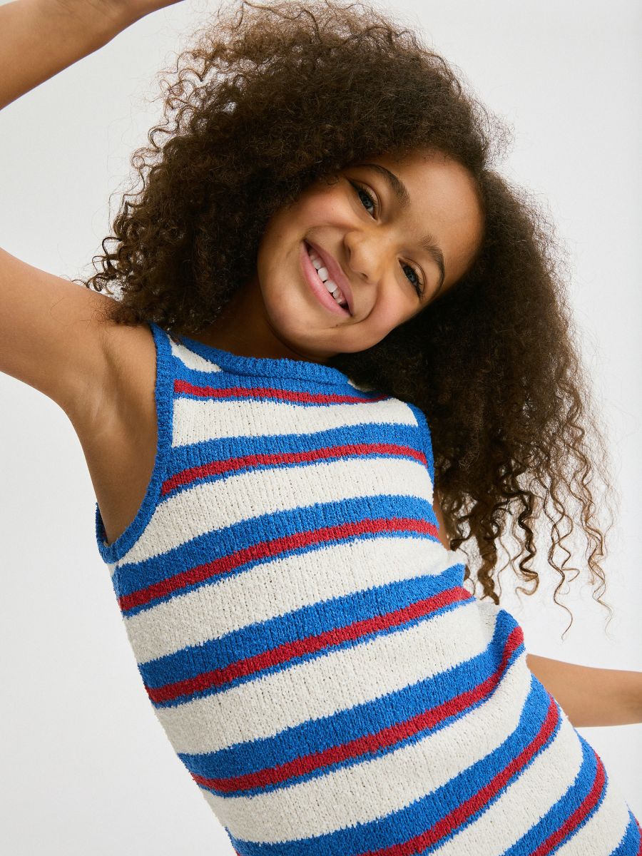 Robe rayée - Multicolore - RESERVED - 4