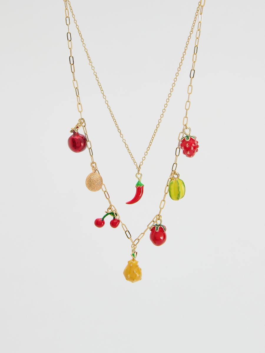 Ensemble de colliers avec pendentifs - Multicolore - RESERVED - 2