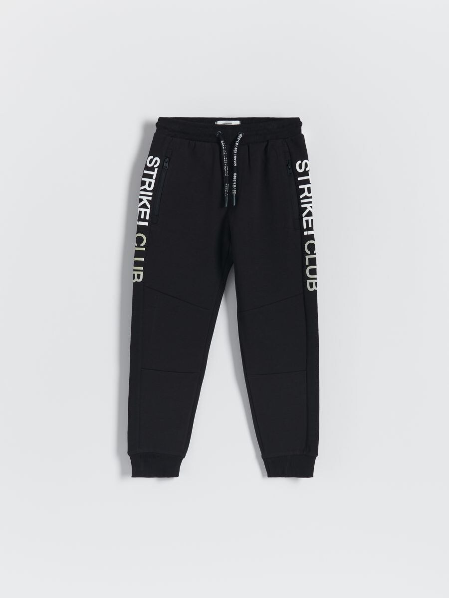 Sweat joggers with stitching - black - RESERVED - 2