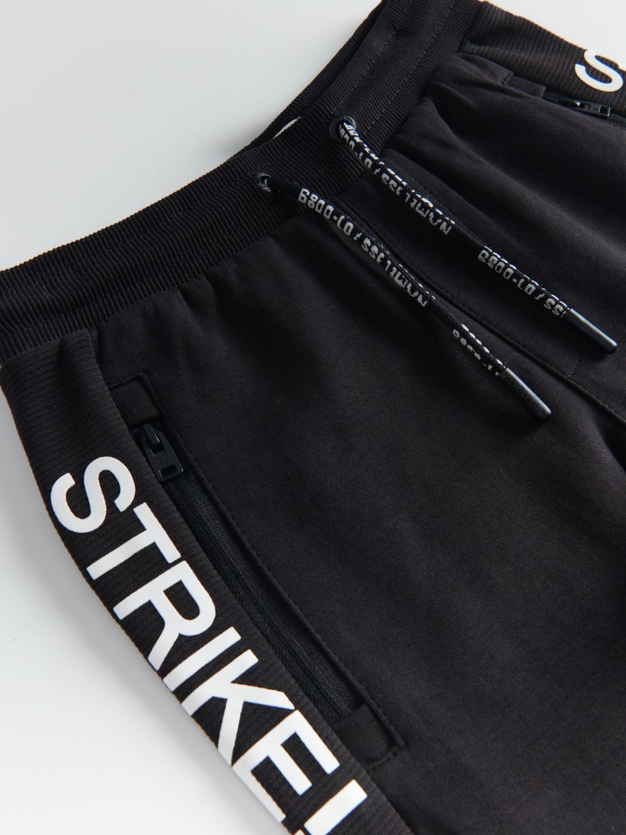 Sweat joggers with stitching - black - RESERVED - 5