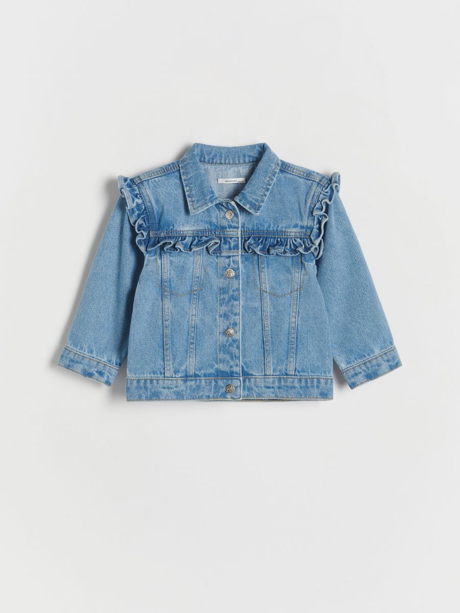 Veste court en jean hot sale