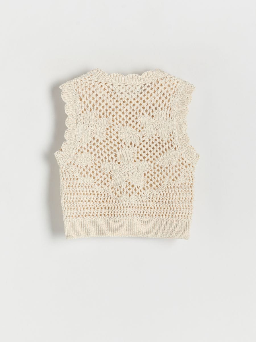 Strickweste - beige - RESERVED - 4
