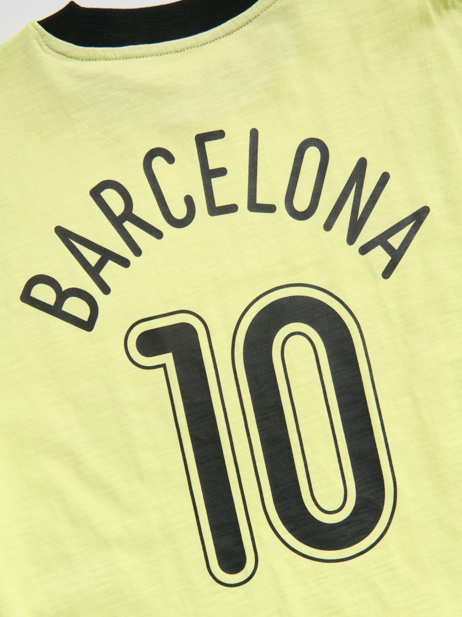T-shirt with print - light green - RESERVED - 2