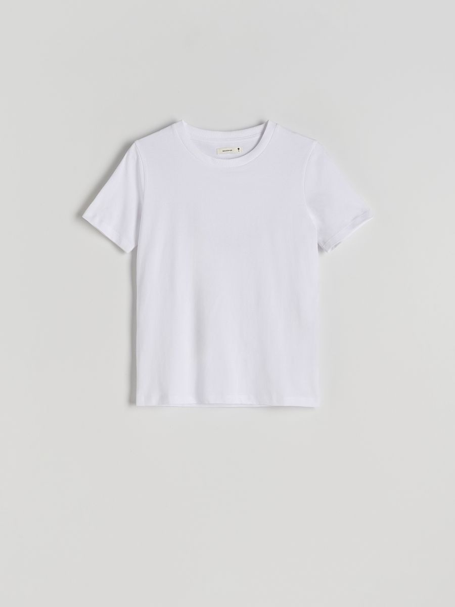 Μπλούζα regular fit - λευκο - RESERVED - 5