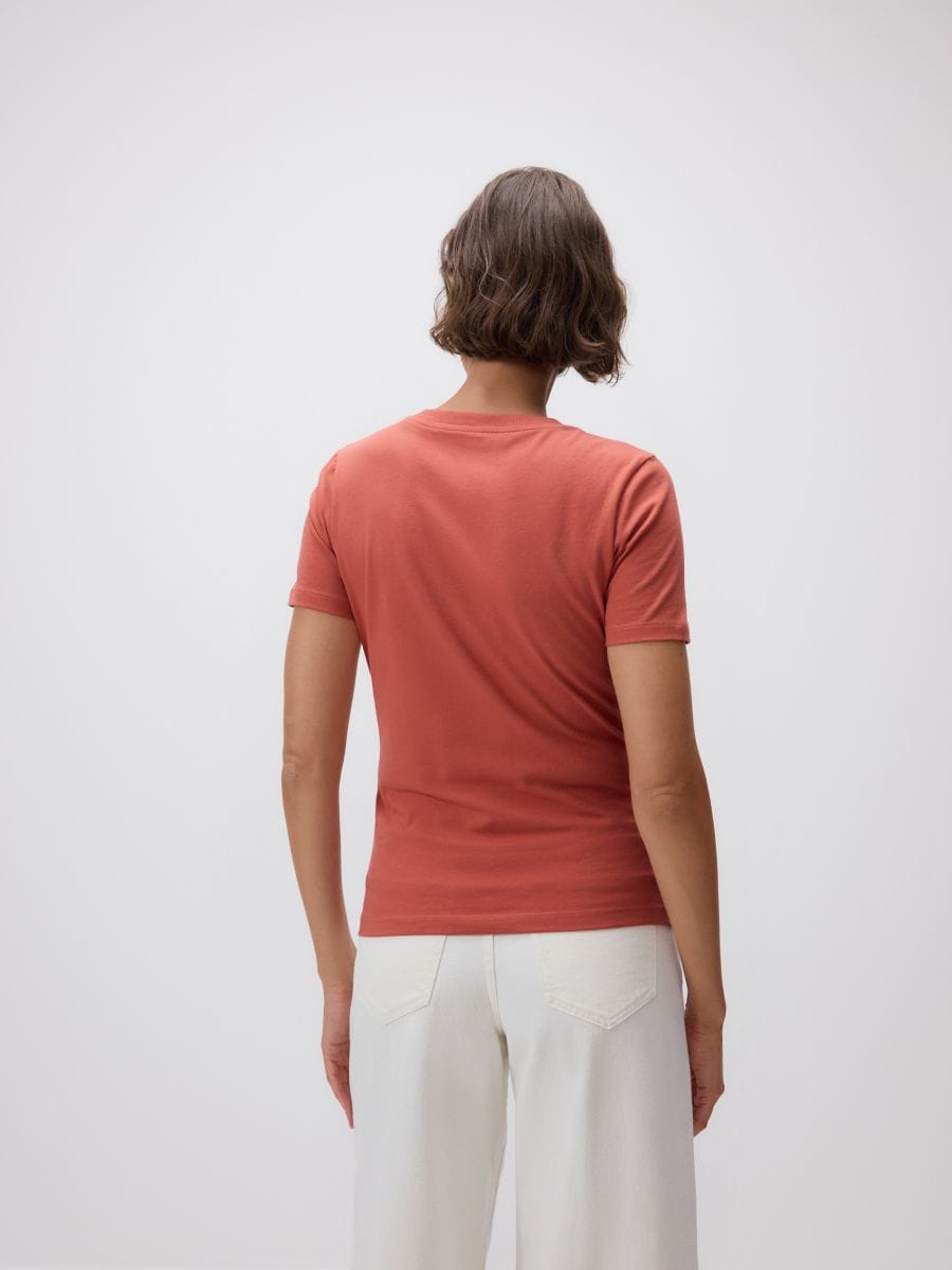 T-särk regular fit - vaskpruun - RESERVED - 3