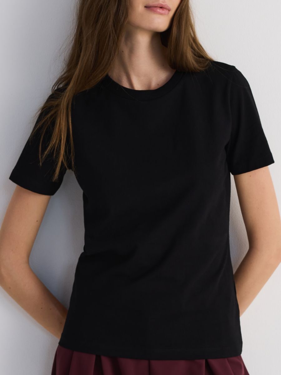 T-särk regular fit - must - RESERVED - 4