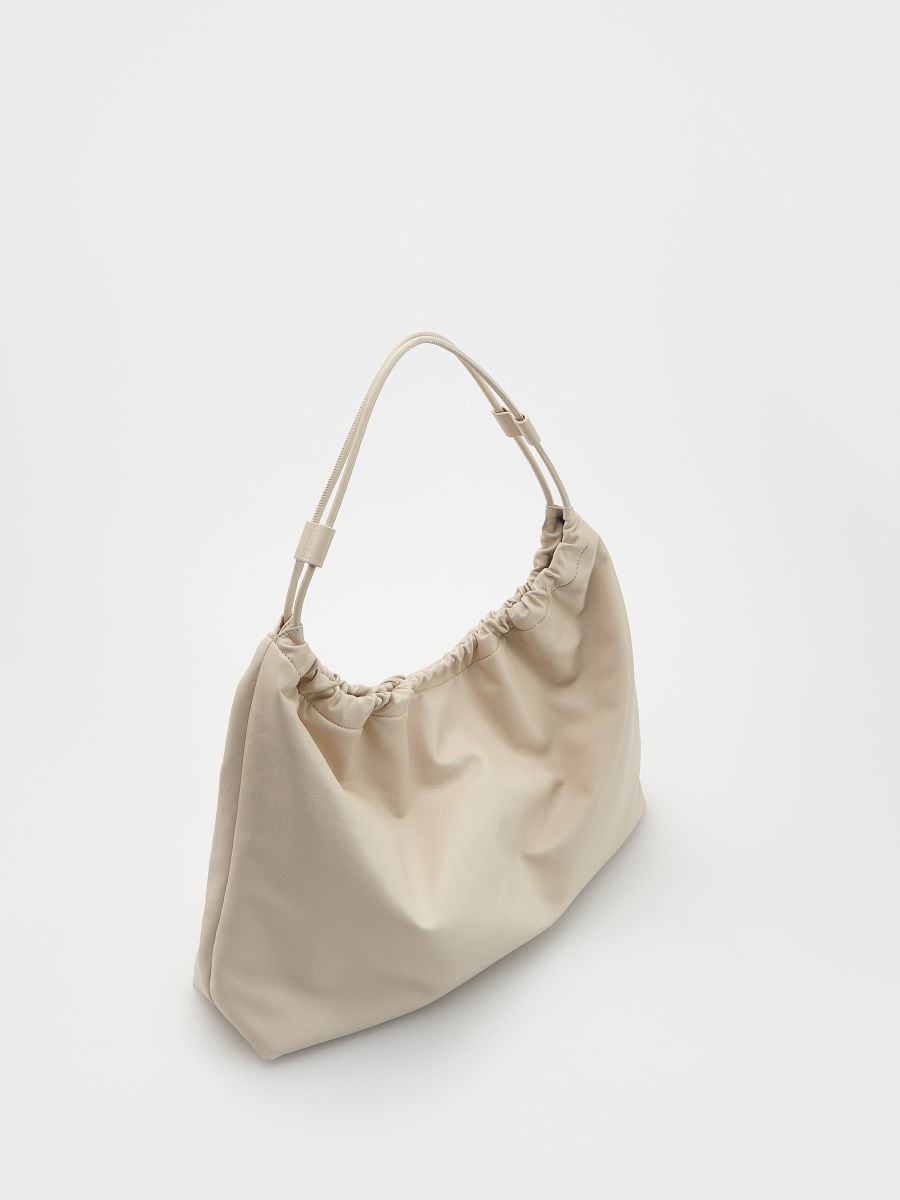 Soft shoulder bag - cream - RESERVED - 2